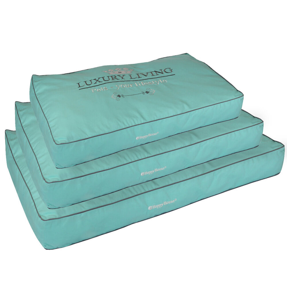 Happy-House Blokkussen Luxury Living - Hondenkussen - Mint Groen - 15x110x110 cm - L