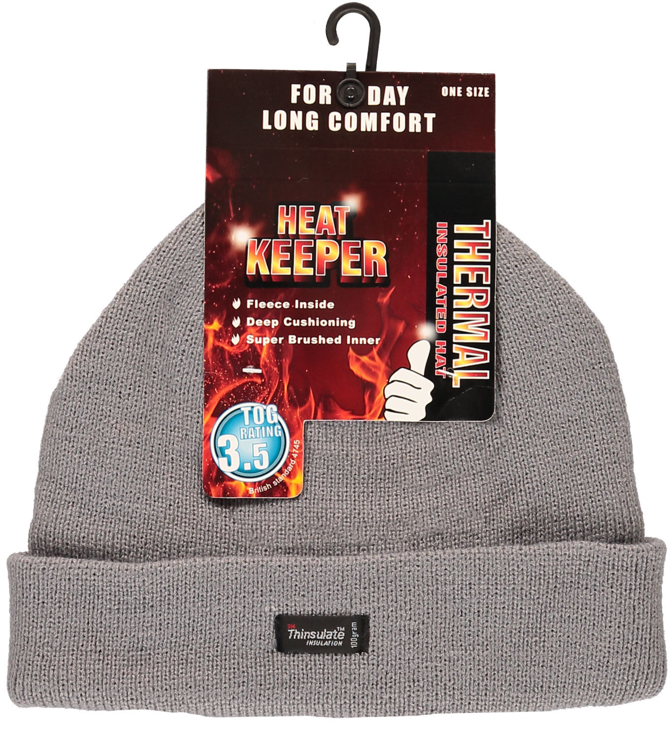 Heatkeeper Waterproof - muts - Donkergrijs