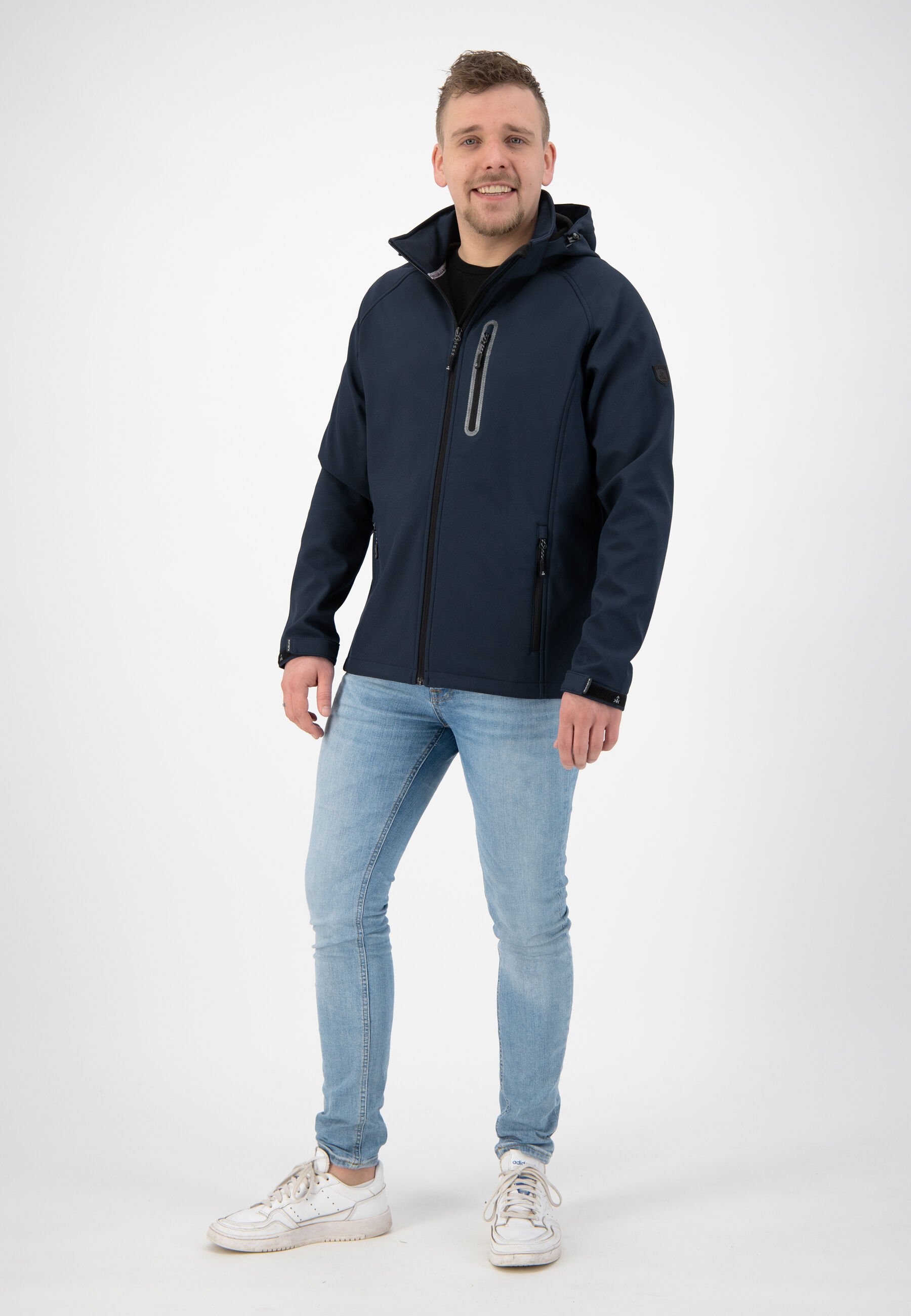 Kjelvik Kevan - Softshell jas - Donkerblauw - XS Kjelvik Kevan - Softshell jas - Donkerblauw - XS