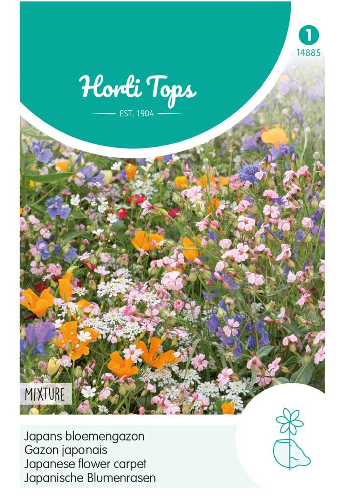 Hortitops Japans Bloemgazon - Bloemzaden Hortitops Japans Bloemgazon - Bloemzaden