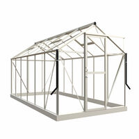 Royal Well Mary IV - Tuinkas - Wit - 241x212x425 cm - Veiligheidsglas
