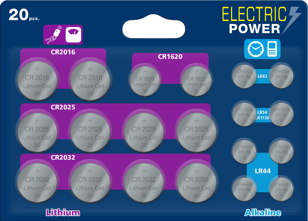ELECTRIC POWER Knoopcelset - Batterij