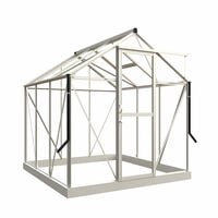 Royal Well Mary I - Tuinkas - Wit - 241x212x222 cm - Veiligheidsglas