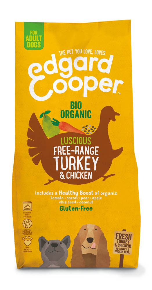 Edgard & Cooper Adult Biologisch - Hondenvoer - 7 Kilogram - kalkoen Edgard & Cooper Adult Biologisch - Hondenvoer - 7 Kilogram - kalkoen