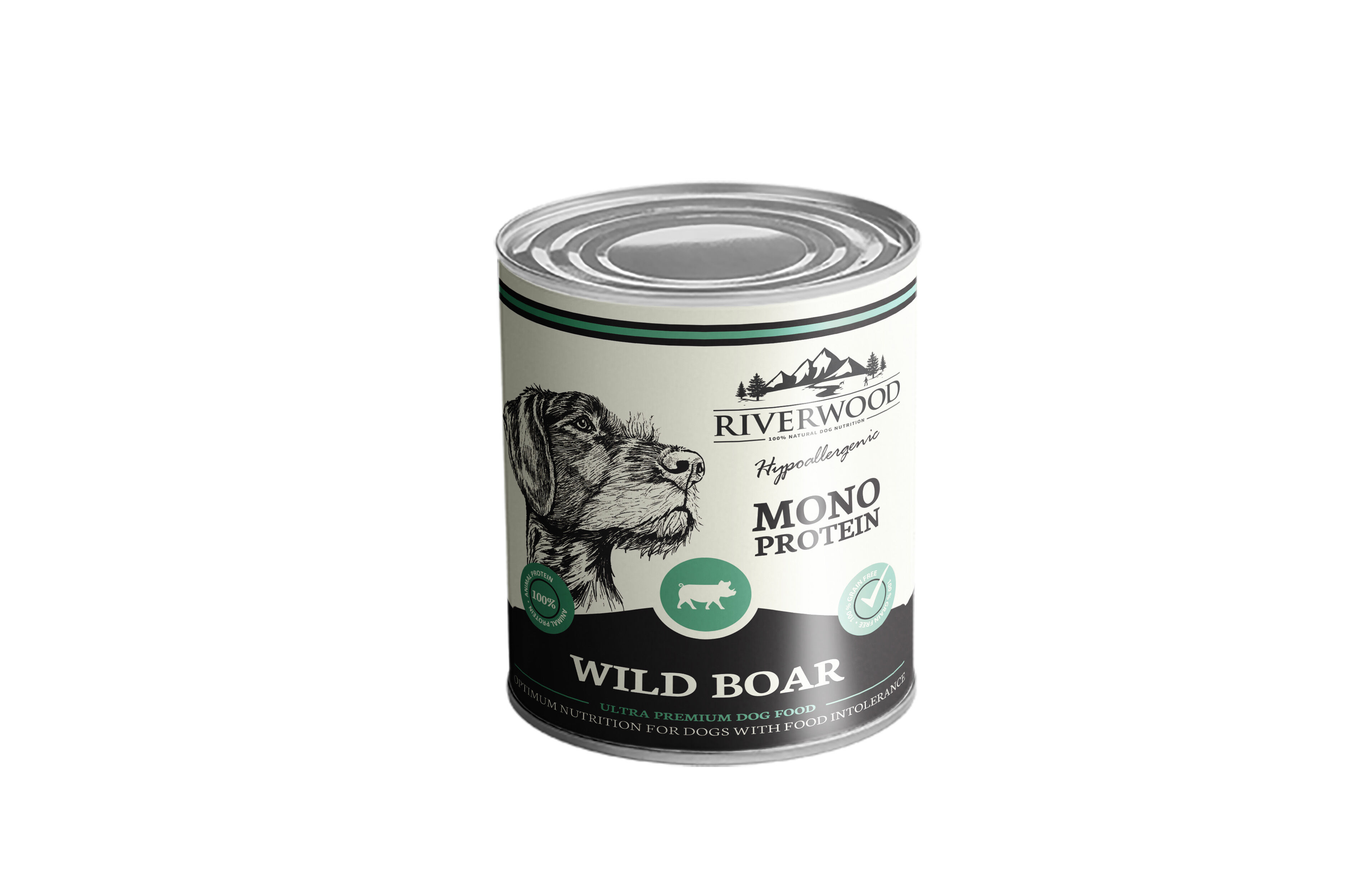 Riverwood Mono Proteïne - Hondenvoer - 400 Gram - Wild zwijn Riverwood Mono Proteïne - Hondenvoer - 400 Gram - Wild zwijn