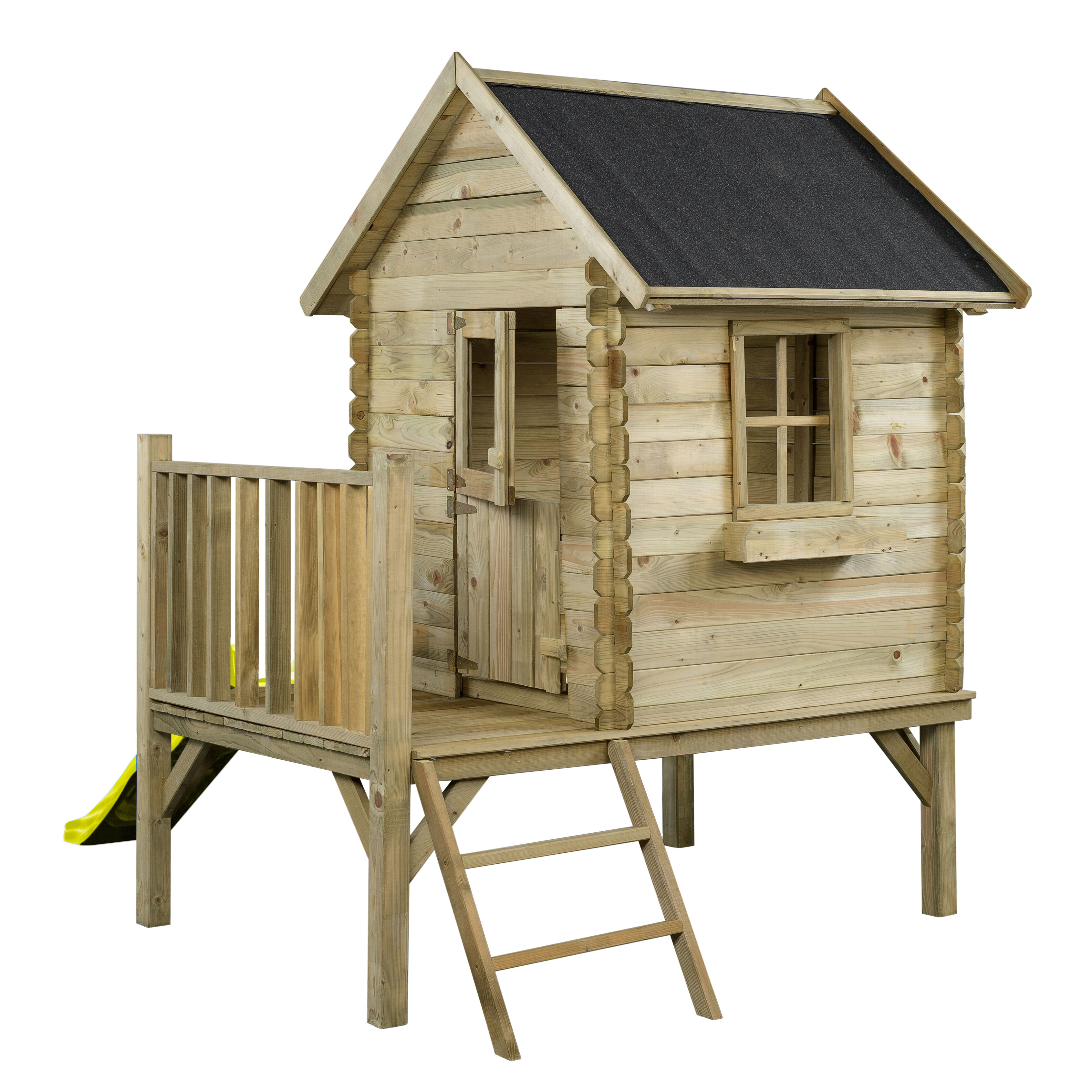 Swing King Camilla - Speelhuisje - Geel - Hout