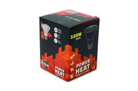 Powerheat Donkerstraler - Warmtelamp - Wit - 10x7.5x7.5 cm - 100 W