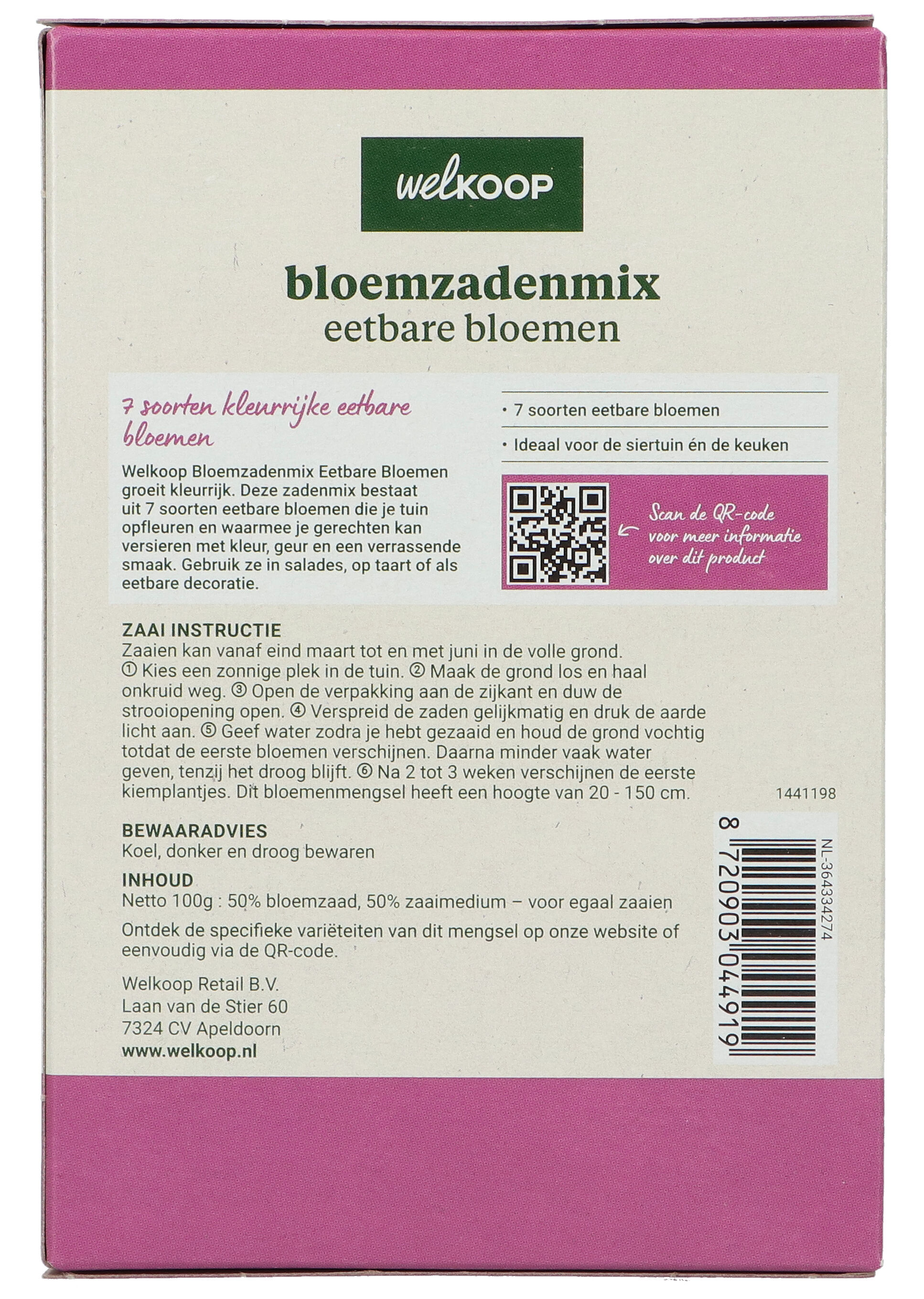 Welkoop Friendly Flowers Eetbare Bloemen - Bloemenzaden