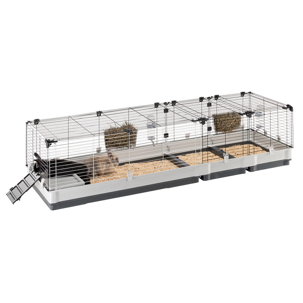 Ferplast Krolik 200 - Konijnenkooi - Grijs - 50x205x60 cm Ferplast Krolik 200 - Konijnenkooi - Grijs - 50x205x60 cm