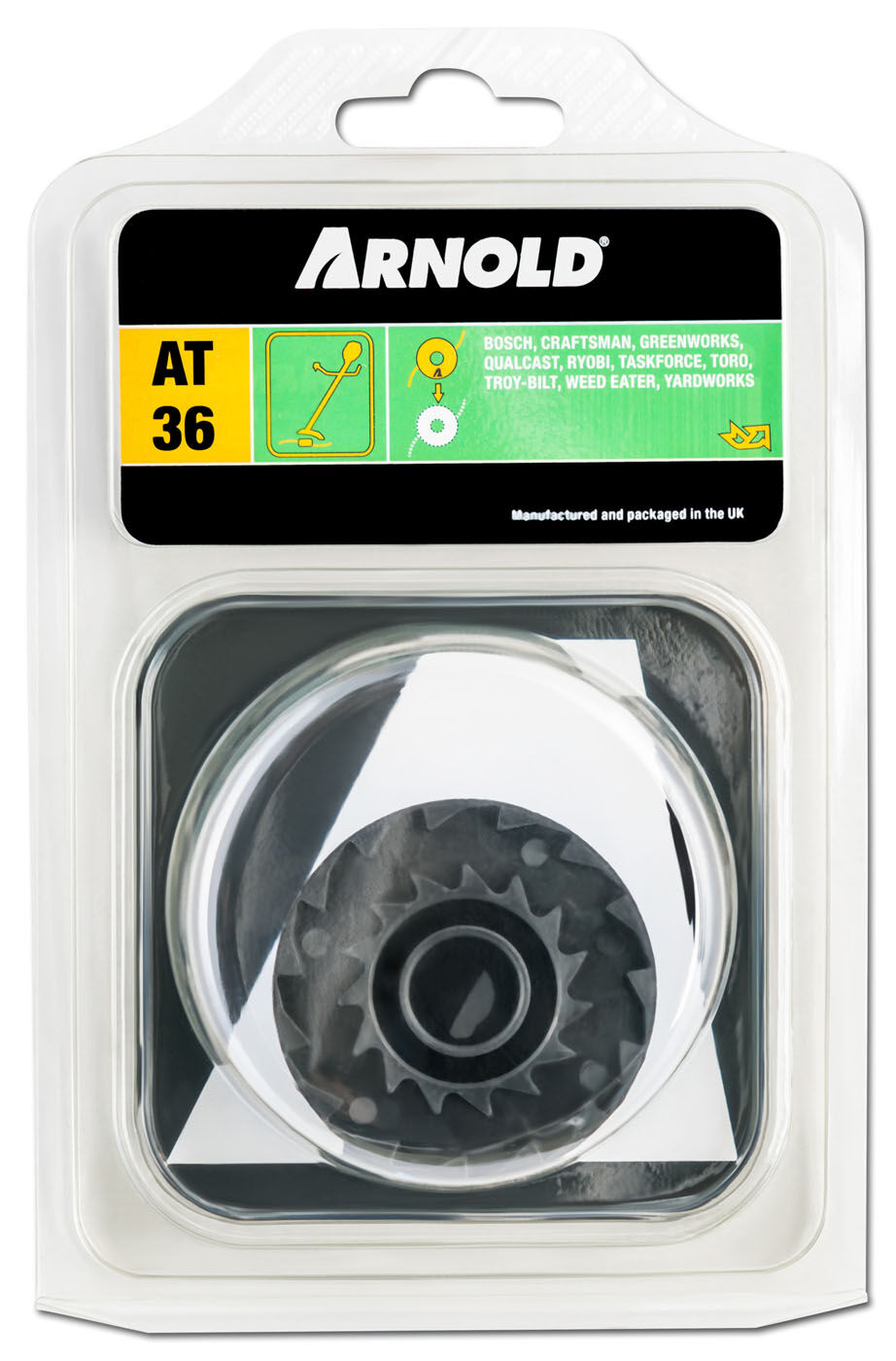 Arnold AT36 1.5mmx6m - Trimmerspoel - 9 Meter - 600 cm