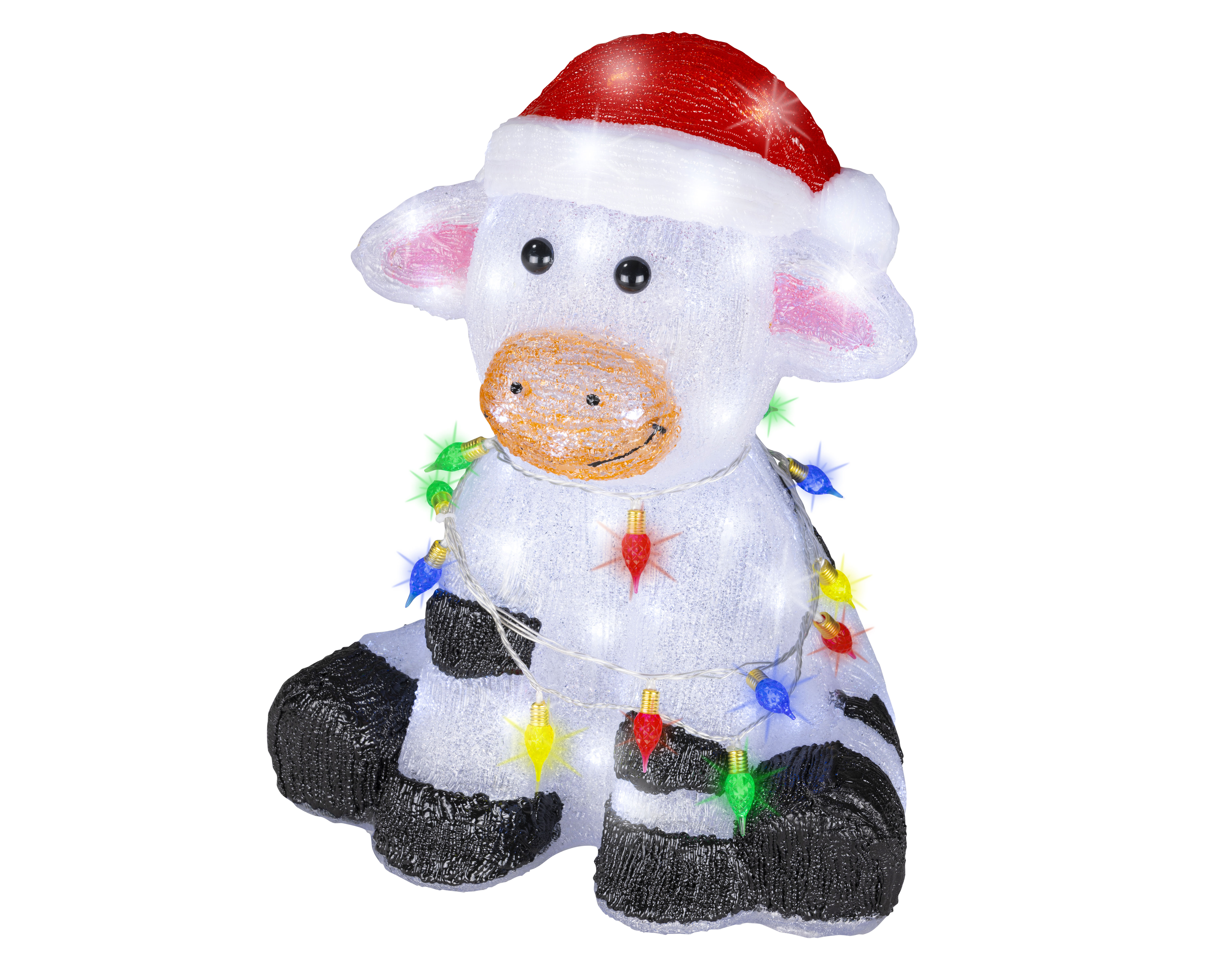 Lumineo LED Koe - Kerstverlichting - 80 - Koel wit - 40 cm