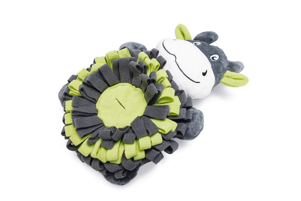 Beeztees Hide and Seek Koe - Snuffelmat - Hondenspeelgoed - Multi - 9x21.5x32 cm