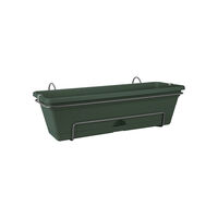 Elho Green basics All-in one set - Balkonbak - Groen - 16.5x49x25.5 cm