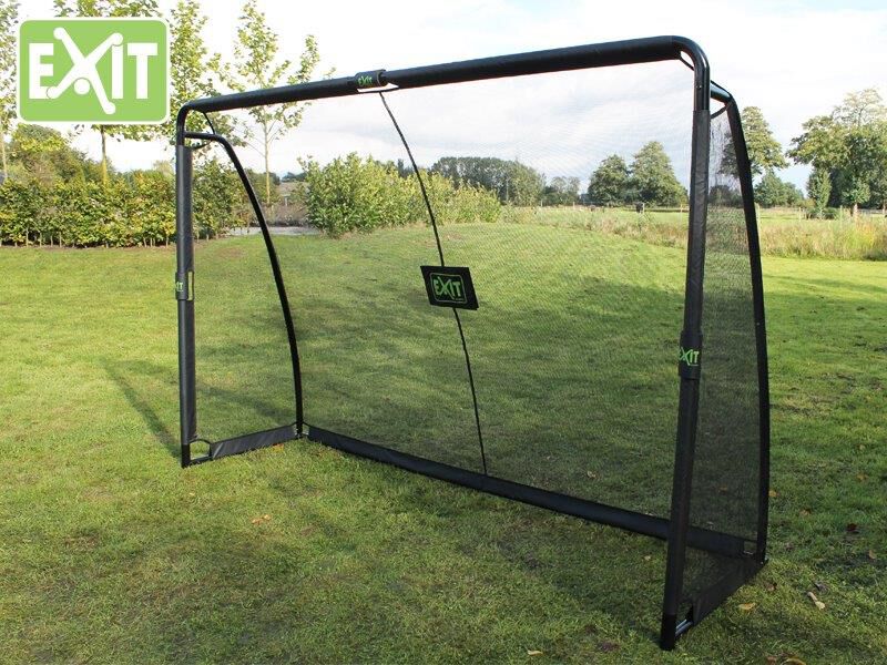 EXIT Finta - voetbalgoal - Zwart - Staal