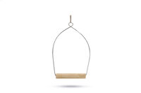 Beeztees Agapornide Schommel - Vogelspeeltje - Zilver - 28.5x12.3x1.8 cm