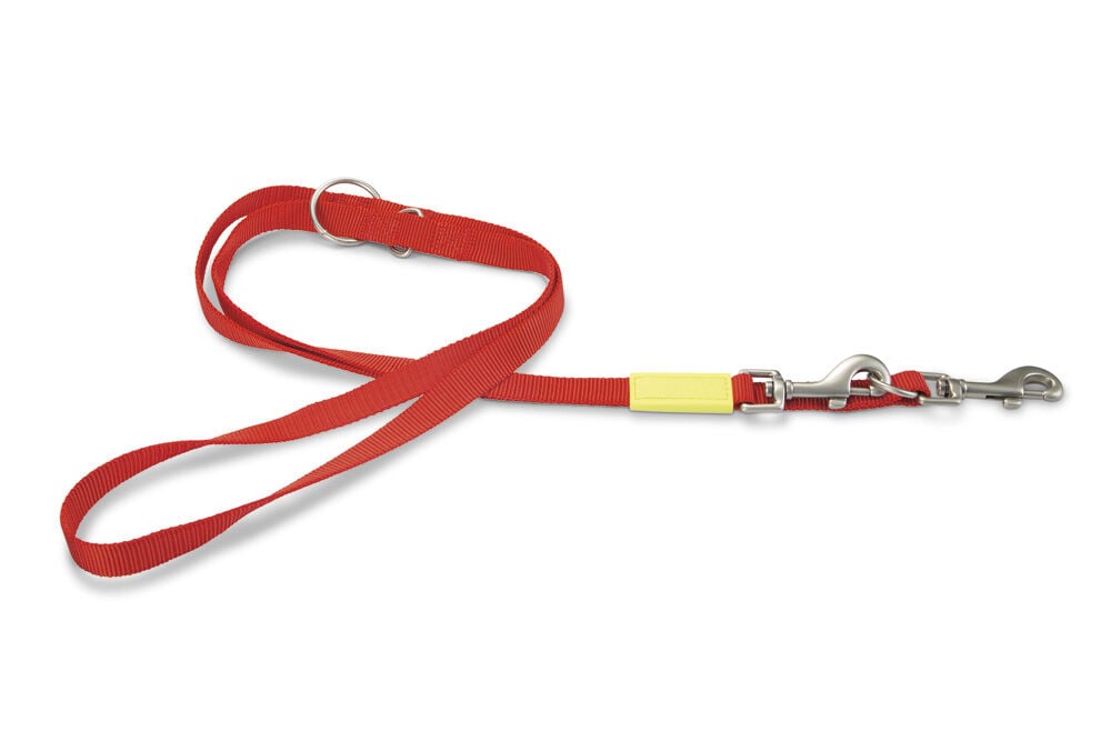 Beeztees Uni - Dressuurlijn - Trainingslijn Hond - rood - 200 cm