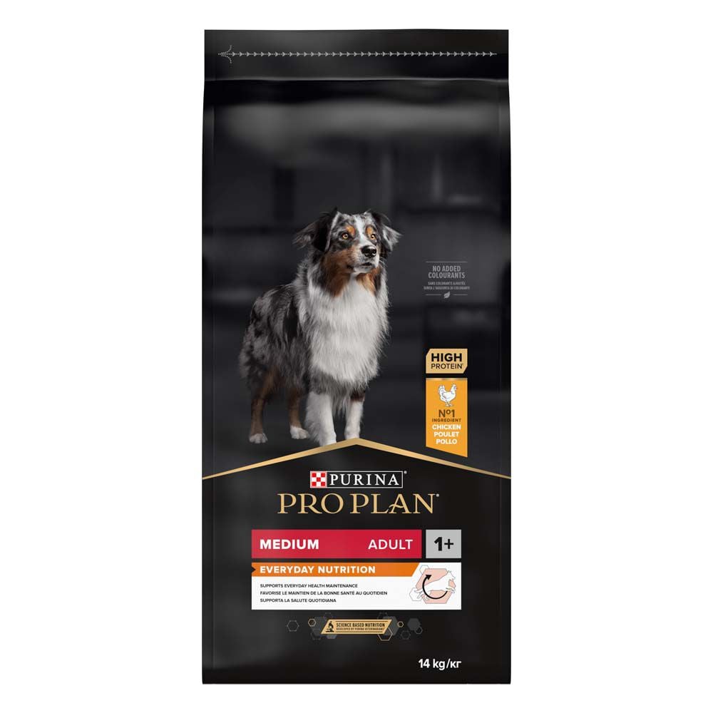 PRO PLAN Everyday Nutrition Adult Medium - Hondenvoer - 14 Kilogram - kip PRO PLAN Everyday Nutrition Adult Medium - Hondenvoer - 14 Kilogram - kip