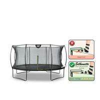EXIT Silhouette - Trampoline - Zwart - 427 cm