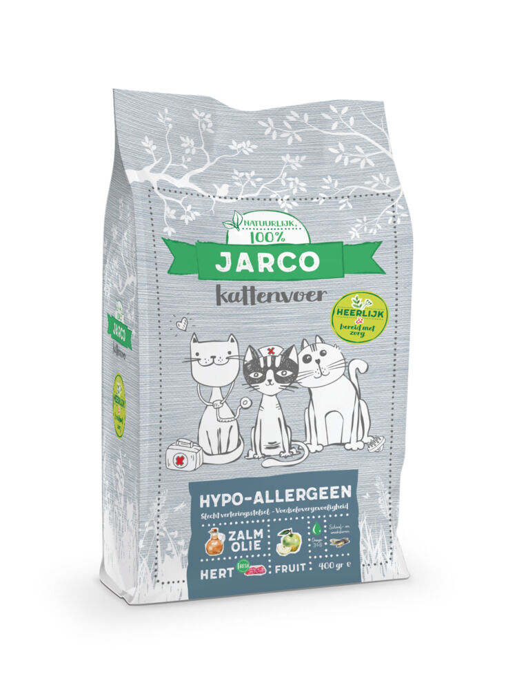 Jarco Hypo Allergeen - Kattenvoer - 2 Kilogram - wild Jarco Hypo Allergeen - Kattenvoer - 2 Kilogram - wild
