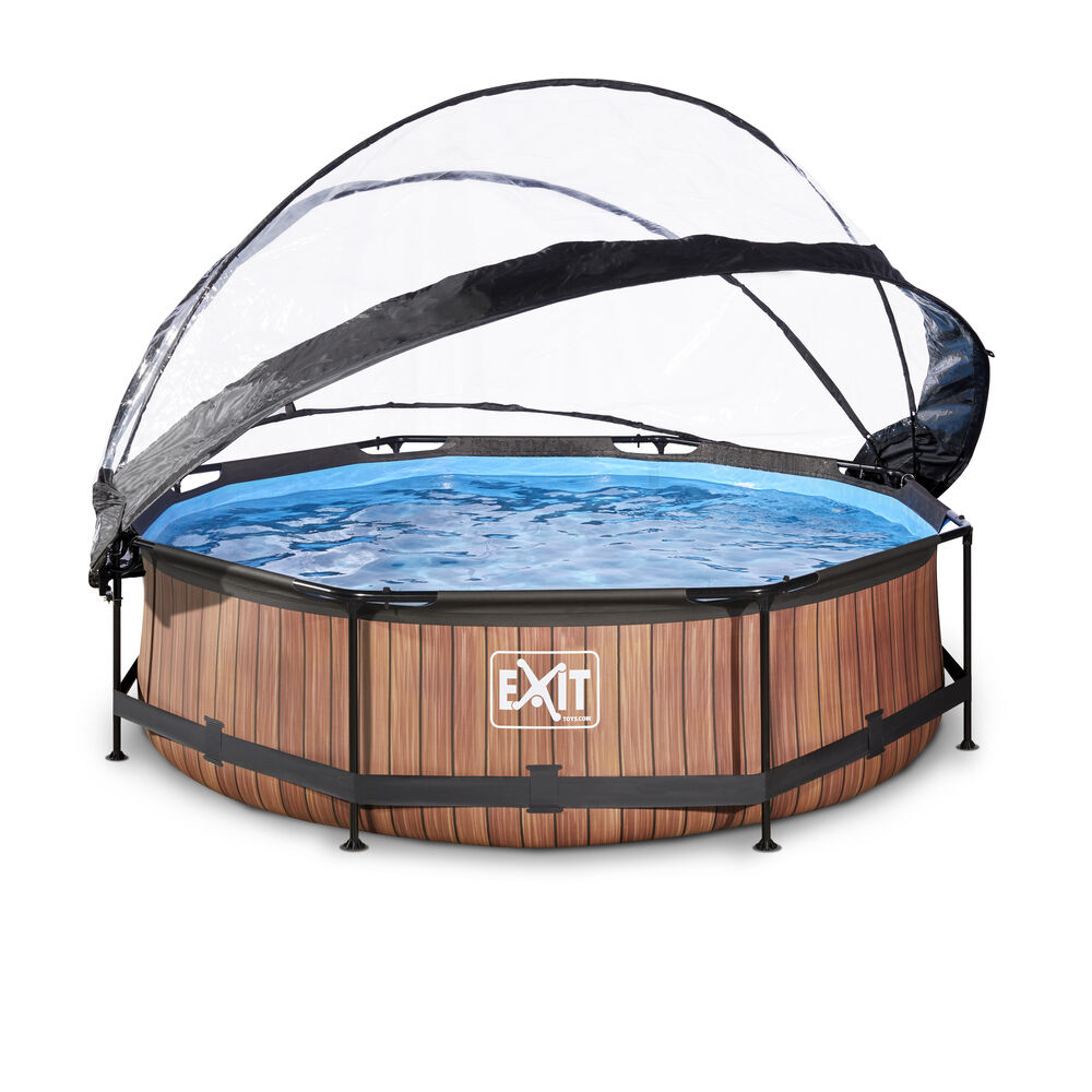 Exit Wood - Zwembad met Overkapping - Timber - 300 cm