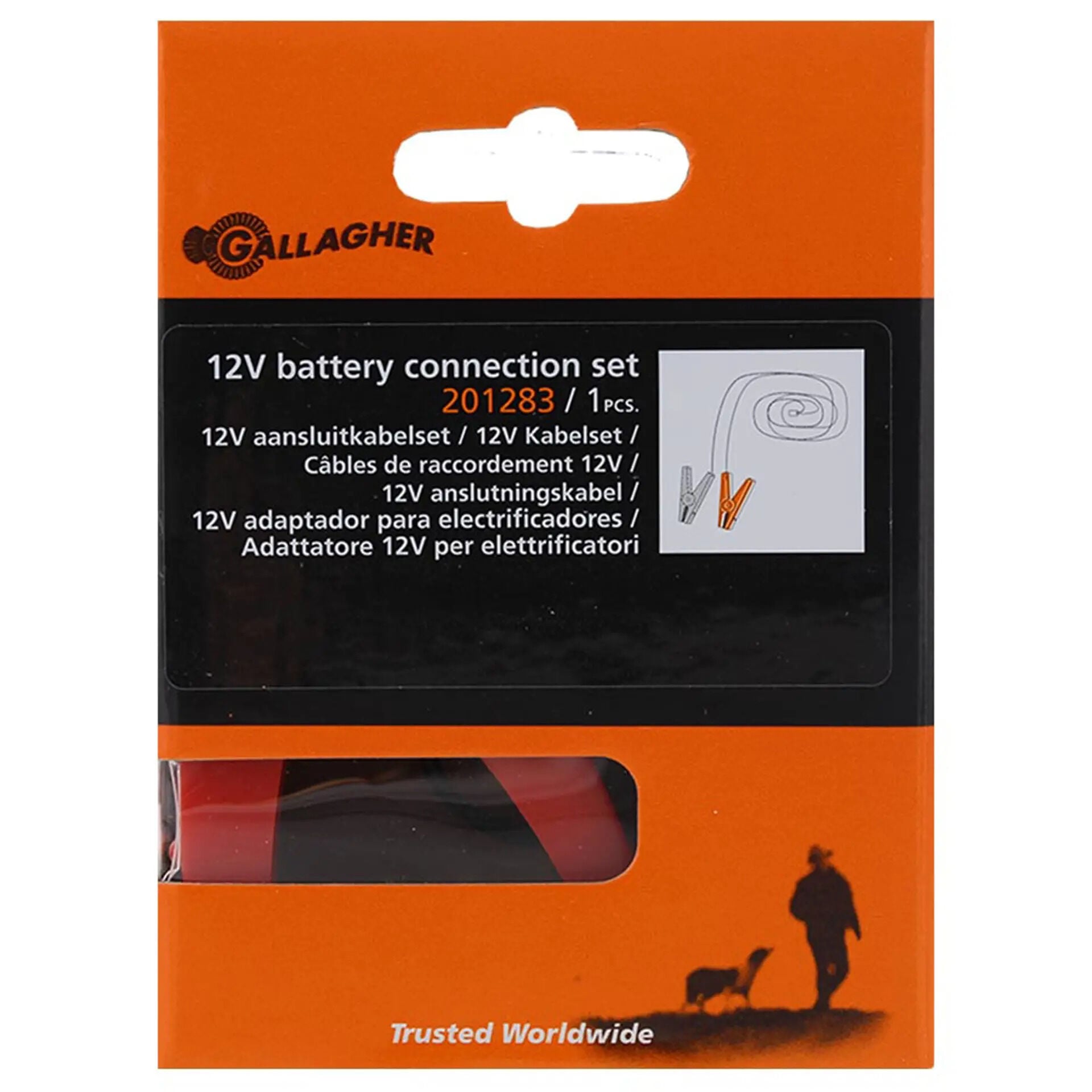 Gallagher - Aansluitkabelset 12V - 11 cm - 12V - 8.5 cm