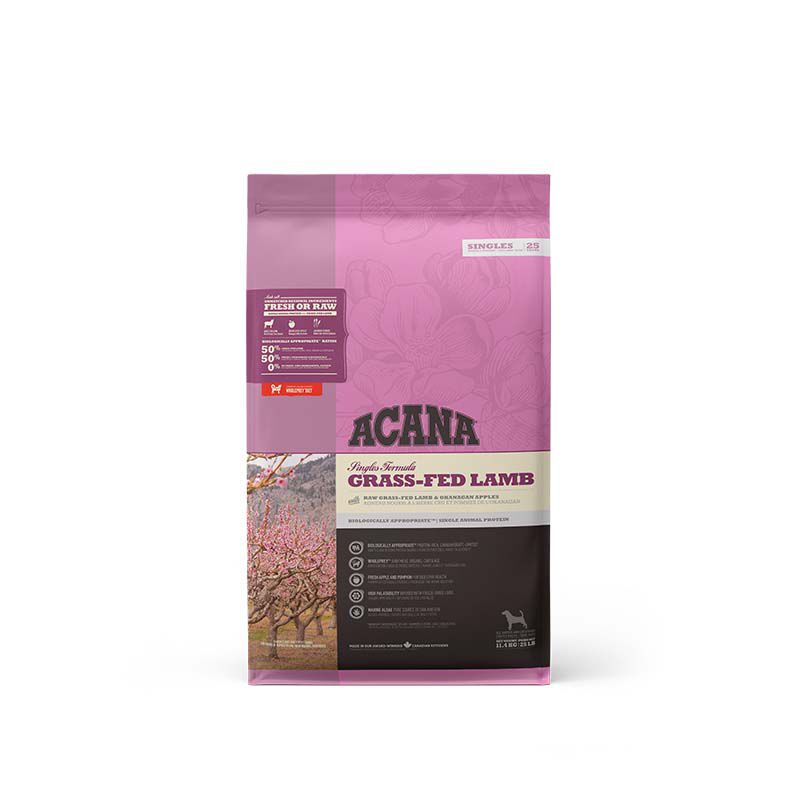 Acana Singles Grass-Fed - Hondenvoer - 11.4 Kilogram - lam