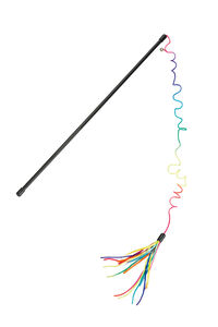 Beeztees Kattenhengel Regenboogpluim - kattenspeeltje - 70 cm