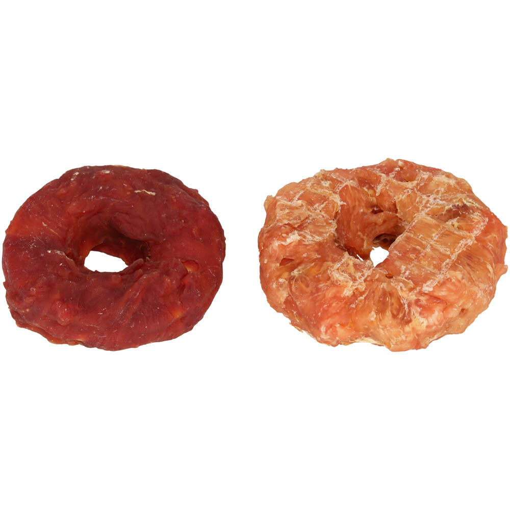 Welkoop - Kauwring Twist - Extra Eend en Kip - 4 Stuks - eend, rund