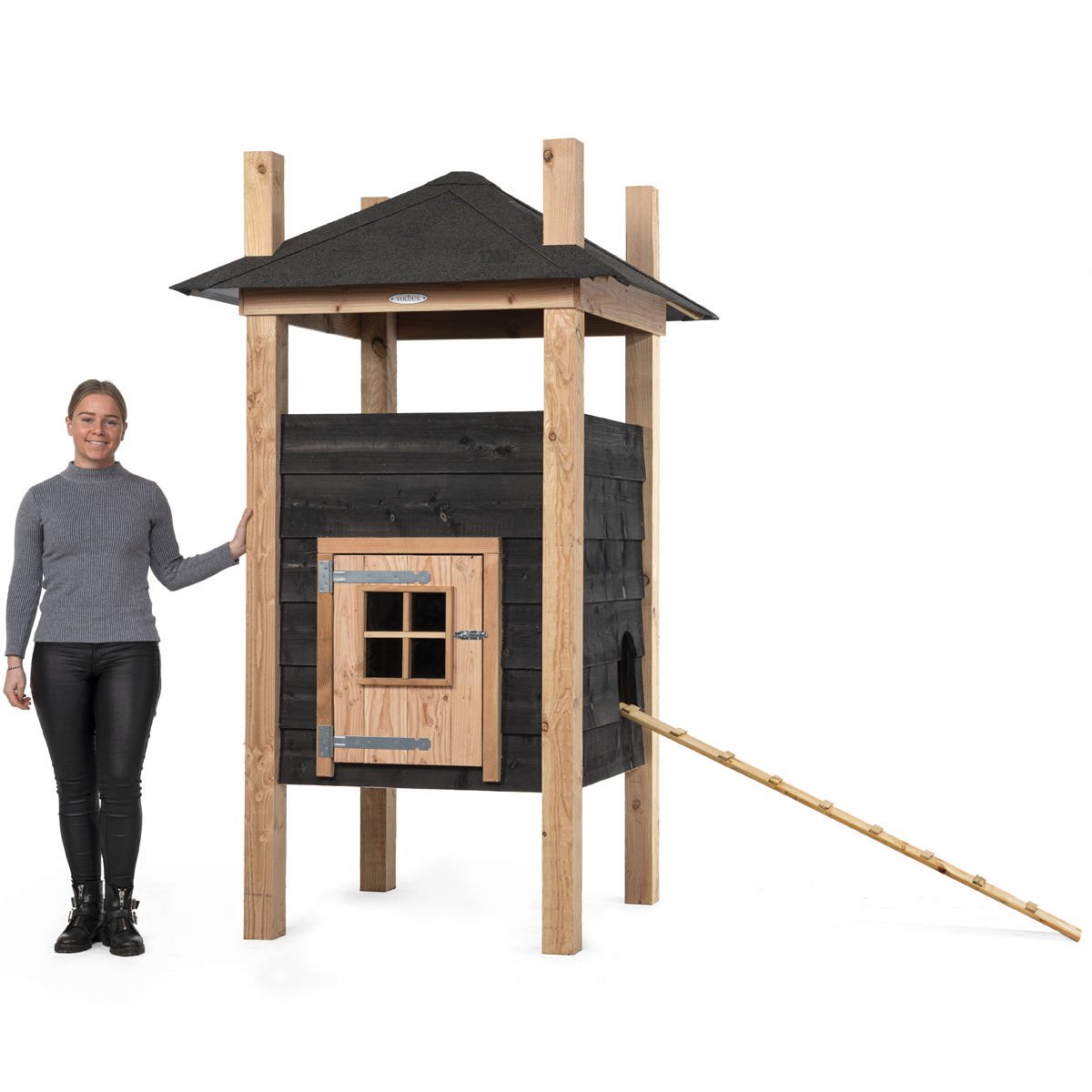 Voldux Hooiberg Teun - Kippenhok  - Zwart