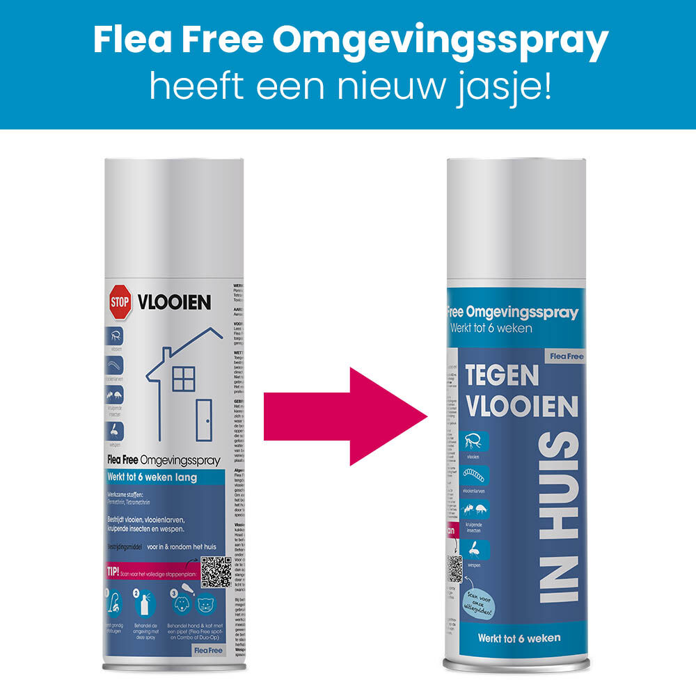 Flea Free - Anti Vlooien en teken - Omgevingsspray - 400 Milliliter