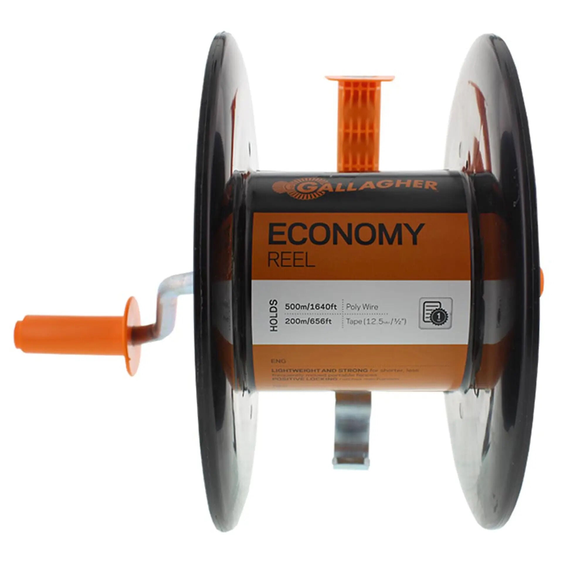 Gallagher Econo - Haspel - 24 cm - Zwart / Oranje - 30 cm