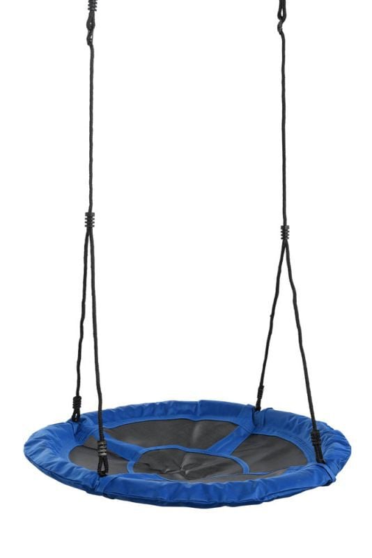 Swing King Canvas - Nest schommel - Blauw - Canvas|Metaal