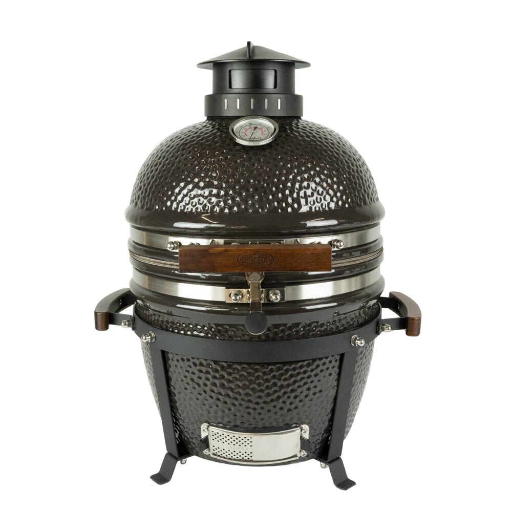 Grizzly Grills Kamado Elite Compact - Houtskoolbarbecue - Groen - Compact - 33 cm Grizzly Grills Kamado Elite Compact - Houtskoolbarbecue - Groen - Compact - 33 cm
