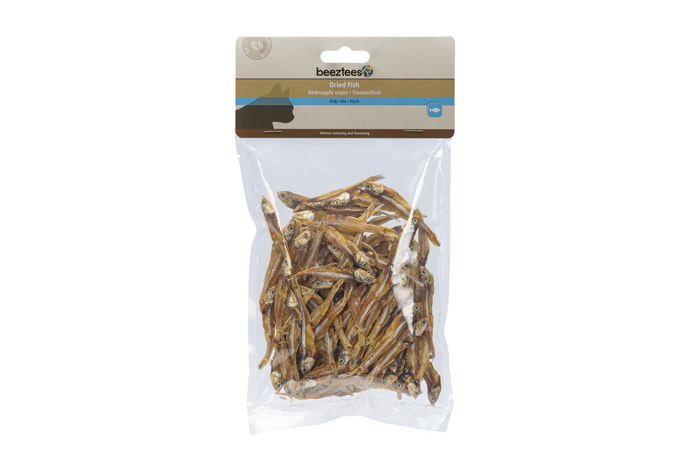 Beeztees Gedroogdde visjes - Kattensnack - 100 Gram - Vis