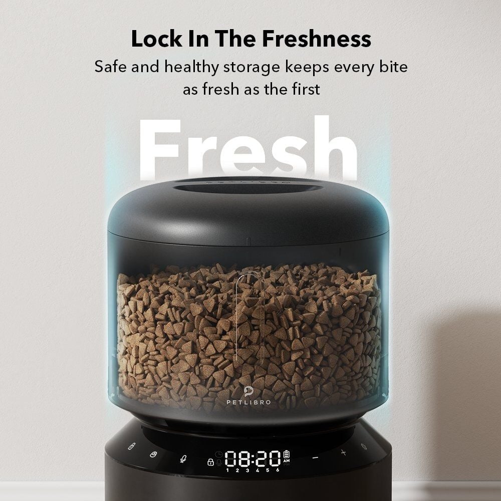 PETLIBRO Granary - Automatische kattenvoerbak - Zwart - 35x20x19 cm