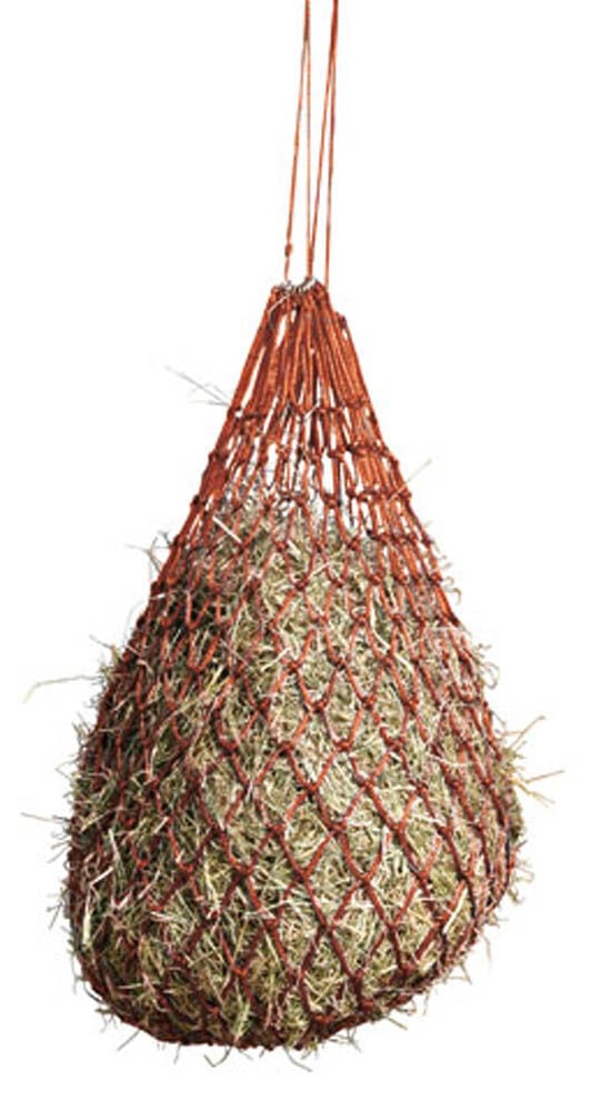 Kerbl Slowfeeder - Hooinet - Rood - 1x30x50 cm Kerbl Slowfeeder - Hooinet - Rood - 1x30x50 cm