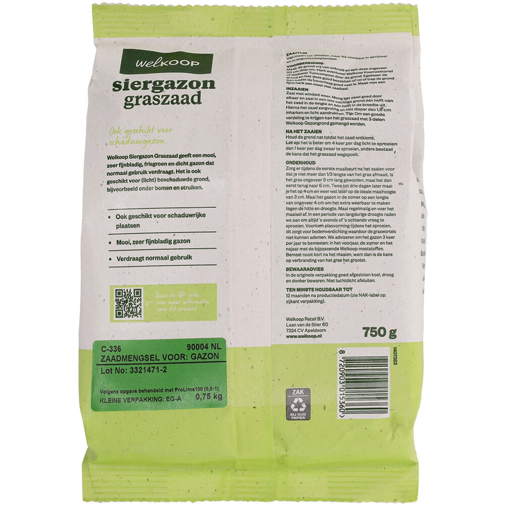 Welkoop - Siergazon Graszaad - 30 m2