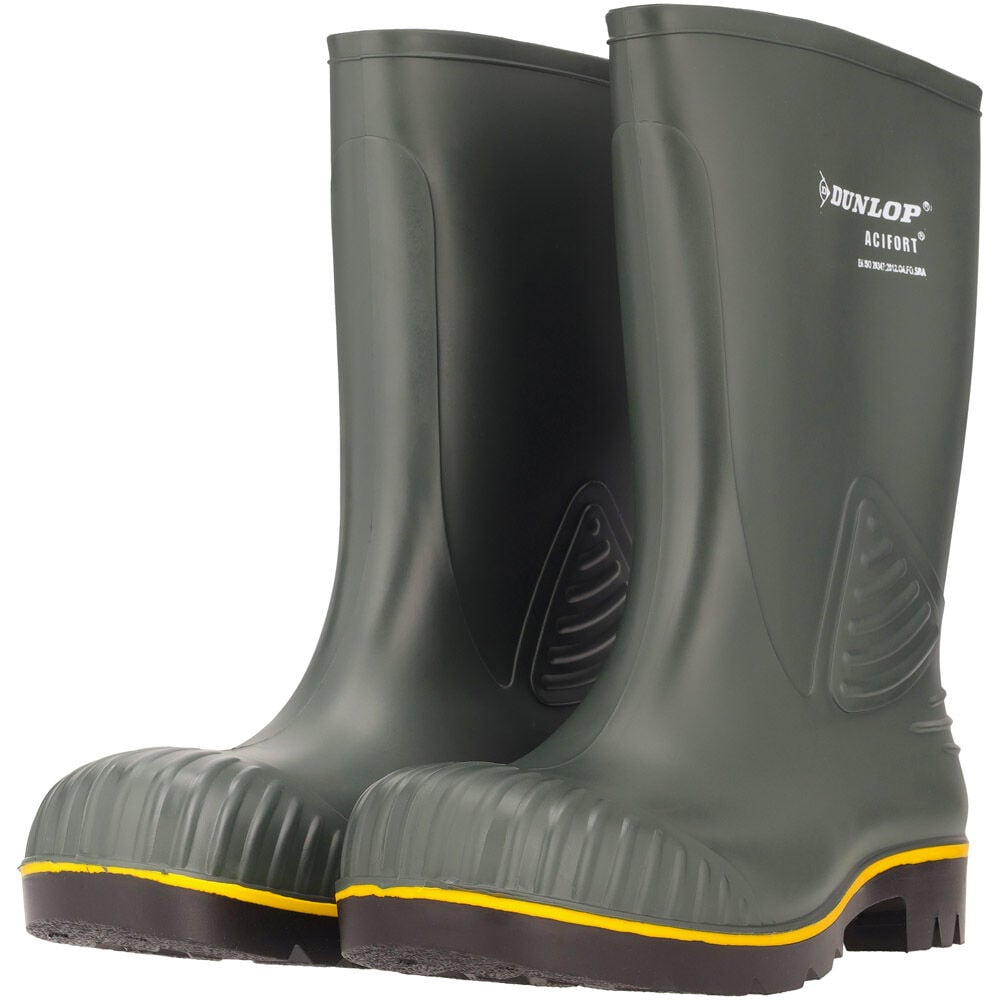 Dunlop Acifort Heavy Duty B440631.AFHA - Regenlaarzen - Donkergroen - 40
