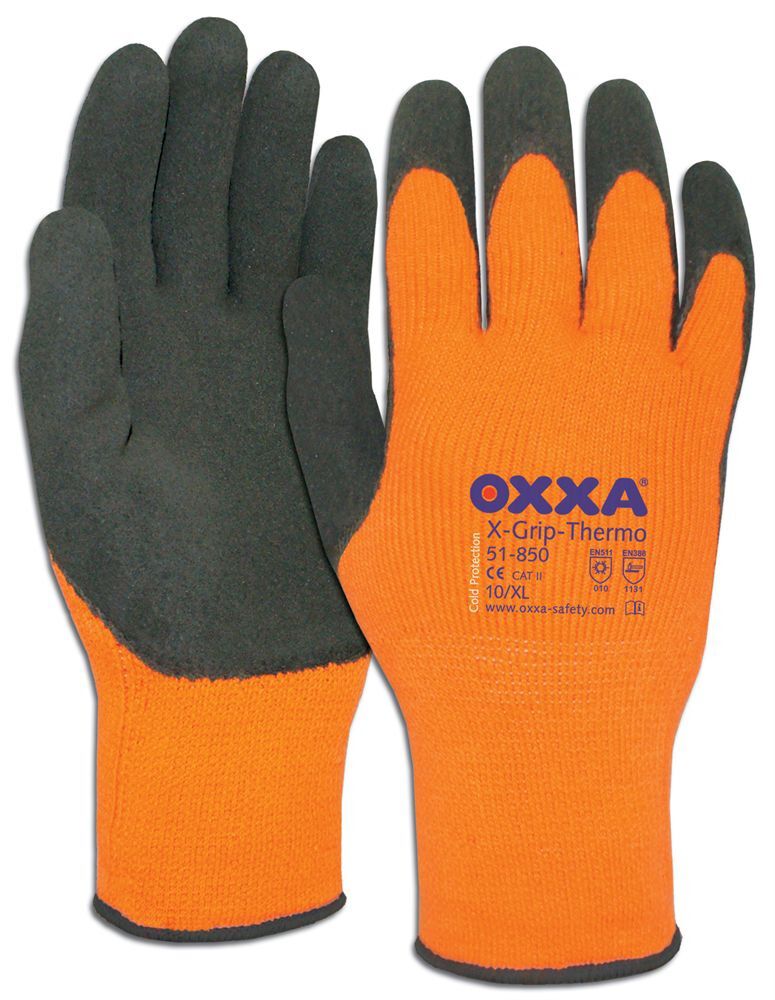Werkhandschoenen Thermo X-Grip - Oranje - 9 Werkhandschoenen Thermo X-Grip - Oranje - 9
