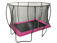 EXIT Silhouette - Trampoline - Roze - 1x244x400 cm