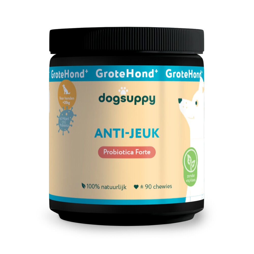 Dogsuppy Probiotica Forte - Anti Jeuk - Grote hond - 88 Gram - Insecten Dogsuppy Probiotica Forte - Anti Jeuk - Grote hond - 88 Gram - Insecten