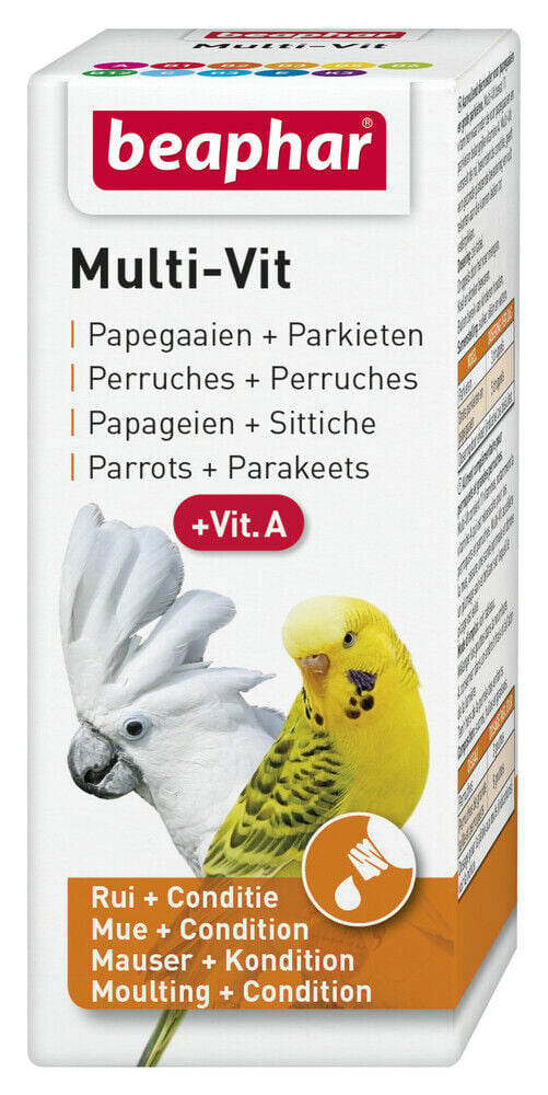 Beaphar - Multi-Vitamine Papegaaien en parkieten