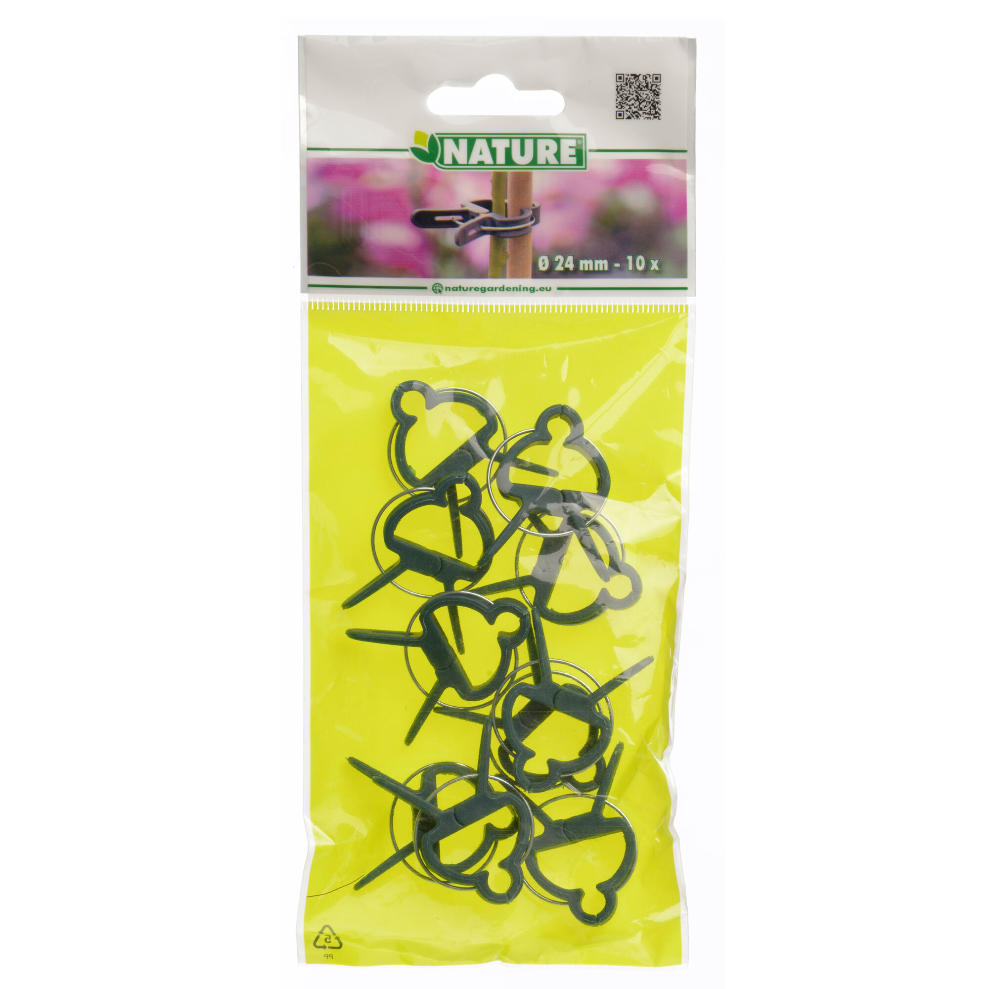 Nature Plantenclips 24mm - Klim- en Geleide Artikelen - 23x9.5x23.5 cm