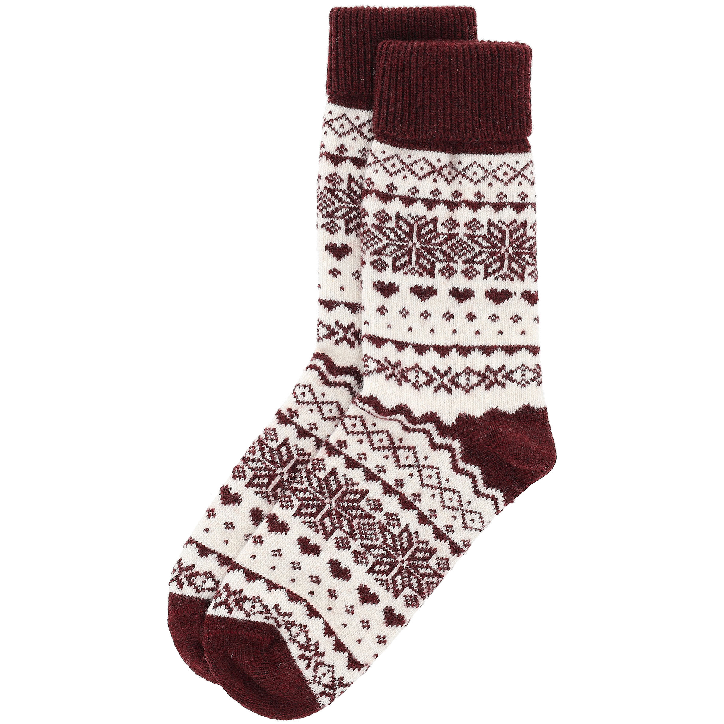 Welkoop Huissokken - Wol - Rood
