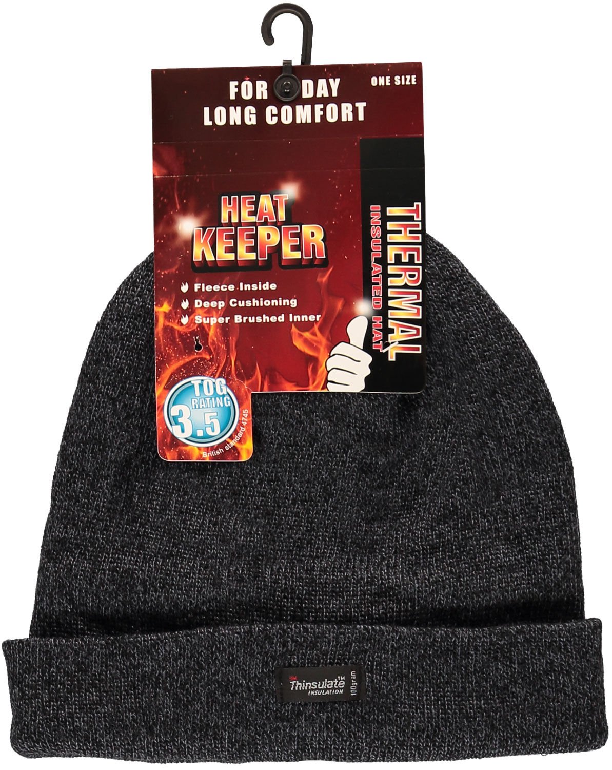Heatkeeper Waterproof - muts - Zwart