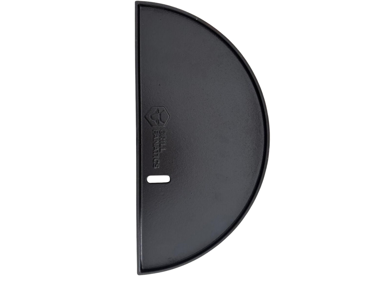 Grill Fanatics Half Moon 2in1 - Gietijzeren Grillplaat en Plancha - zwart