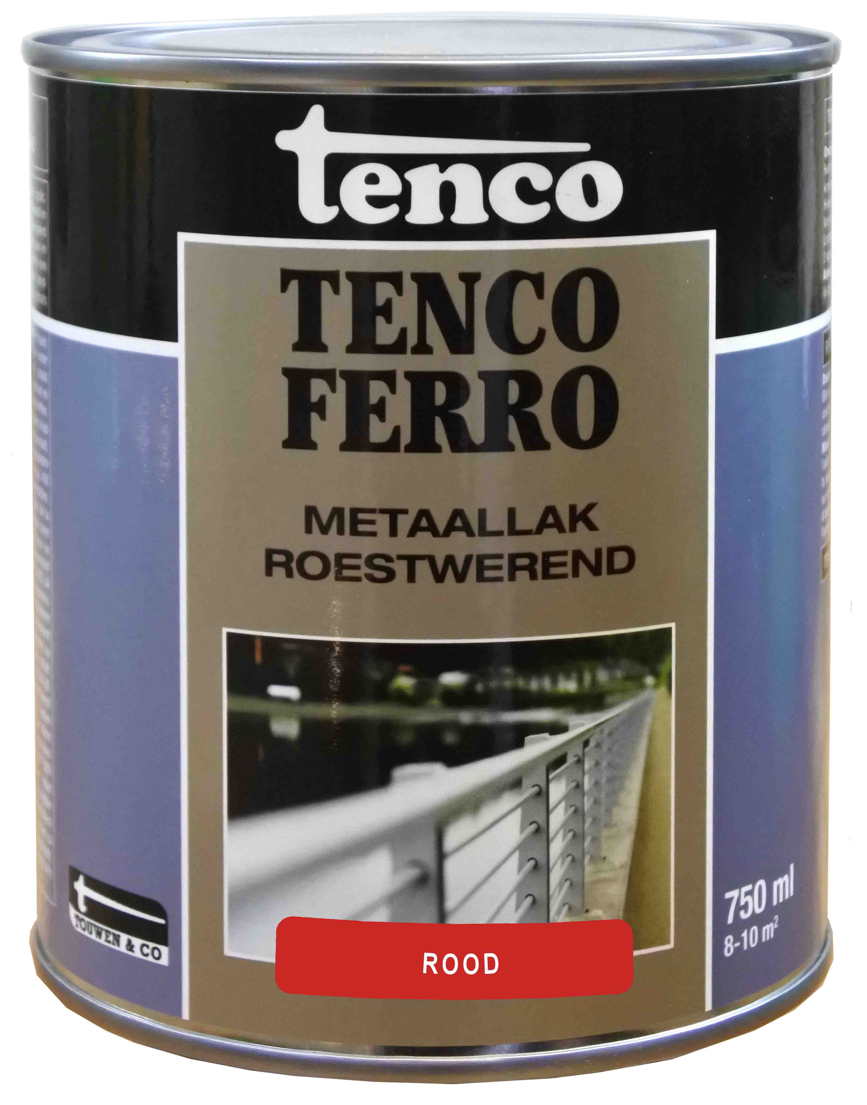 Tenco - Tencoferro - Roestwerende Ijzerverf - 750 Milliliter - Rood