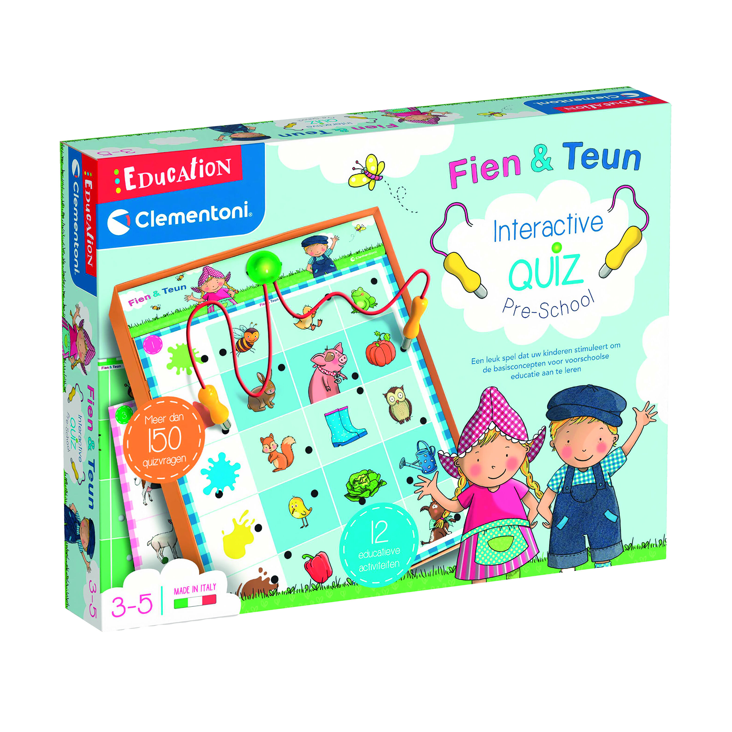Fien & Teun Quizzy - Leerspel - 37x28.5x5.5 cm
