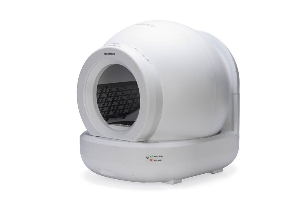 Beeztees Moeza - Automatische kattenbak - Wit - 63x56x57 cm Beeztees Moeza - Automatische kattenbak - Wit - 63x56x57 cm