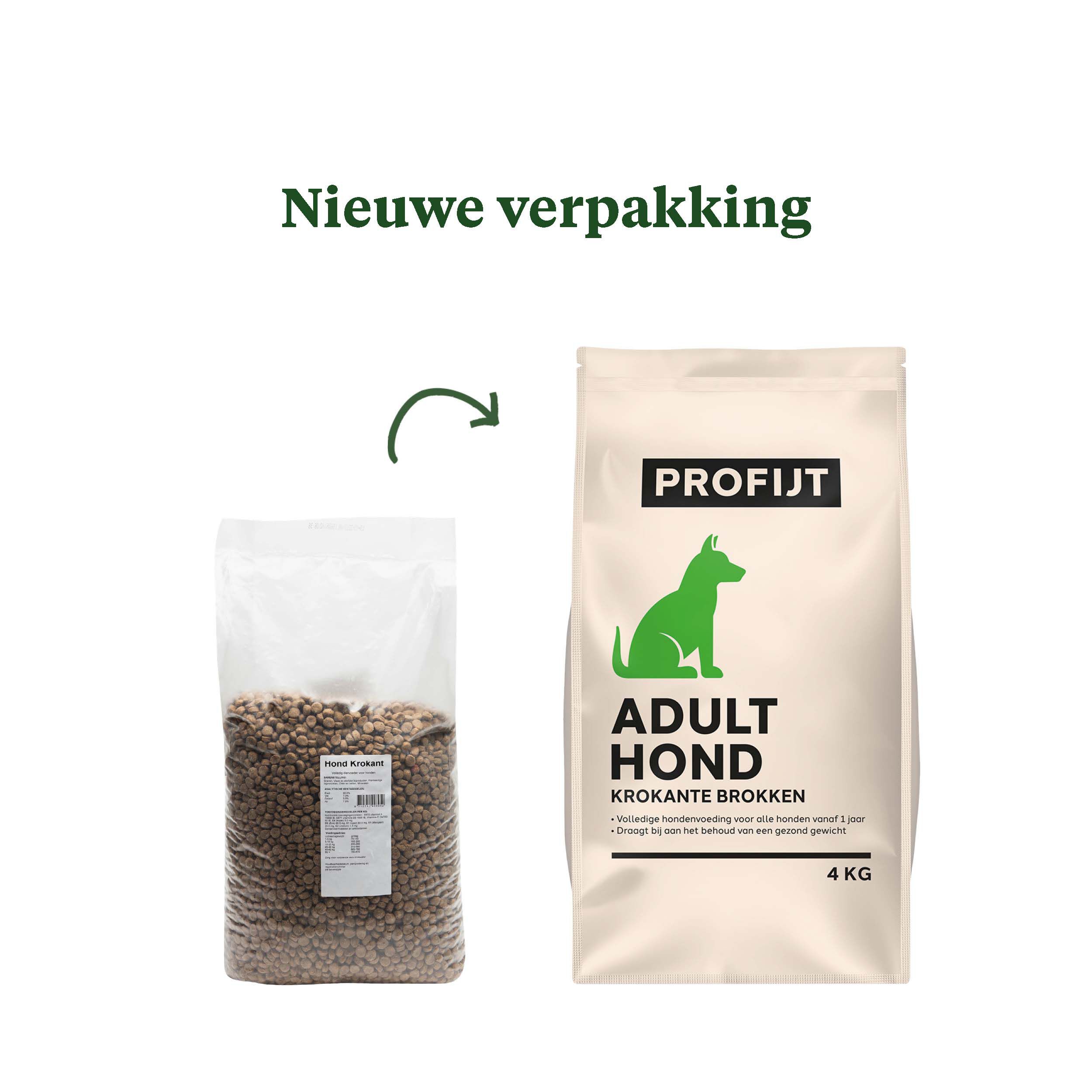 Profijt Adult Krokante brokken - Hondenvoer - 4 Kilogram - Onbekend Profijt Adult Krokante brokken - Hondenvoer - 4 Kilogram - Onbekend